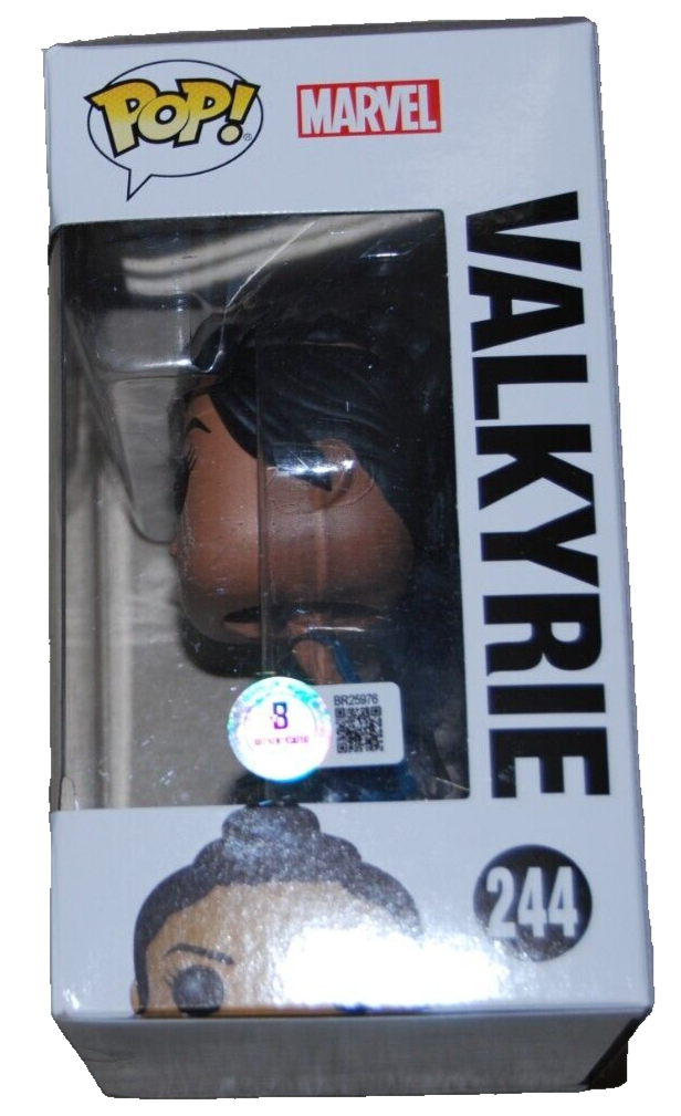 TESSA THOMPSON signed (THOR RAGNORAK) Funko pop #244 BECKETT BAS BR25976