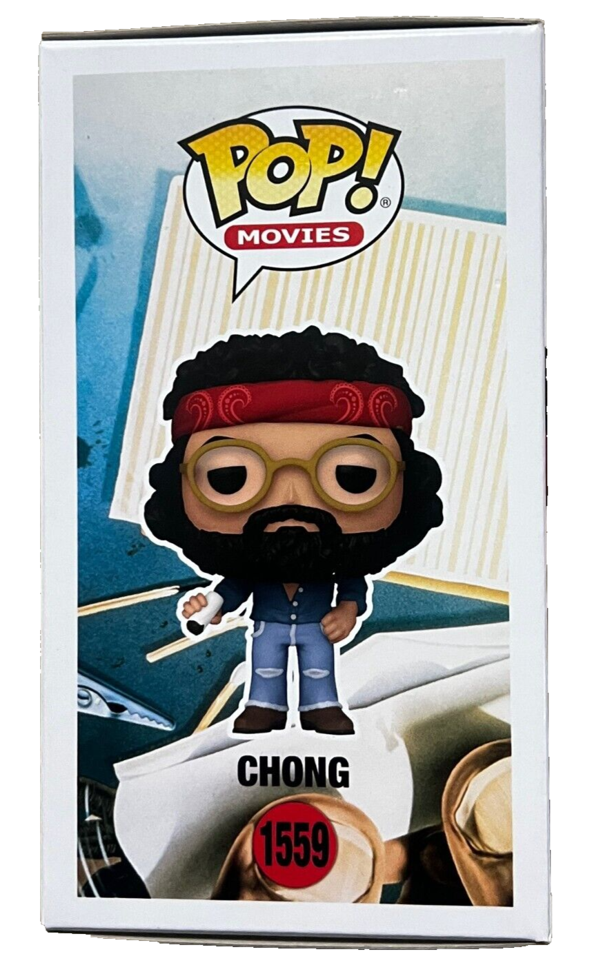TOMMY CHONG signed  (UP IN SMOKE)  Damaged Funko Movie Pop 1559 BECKETT BP59486