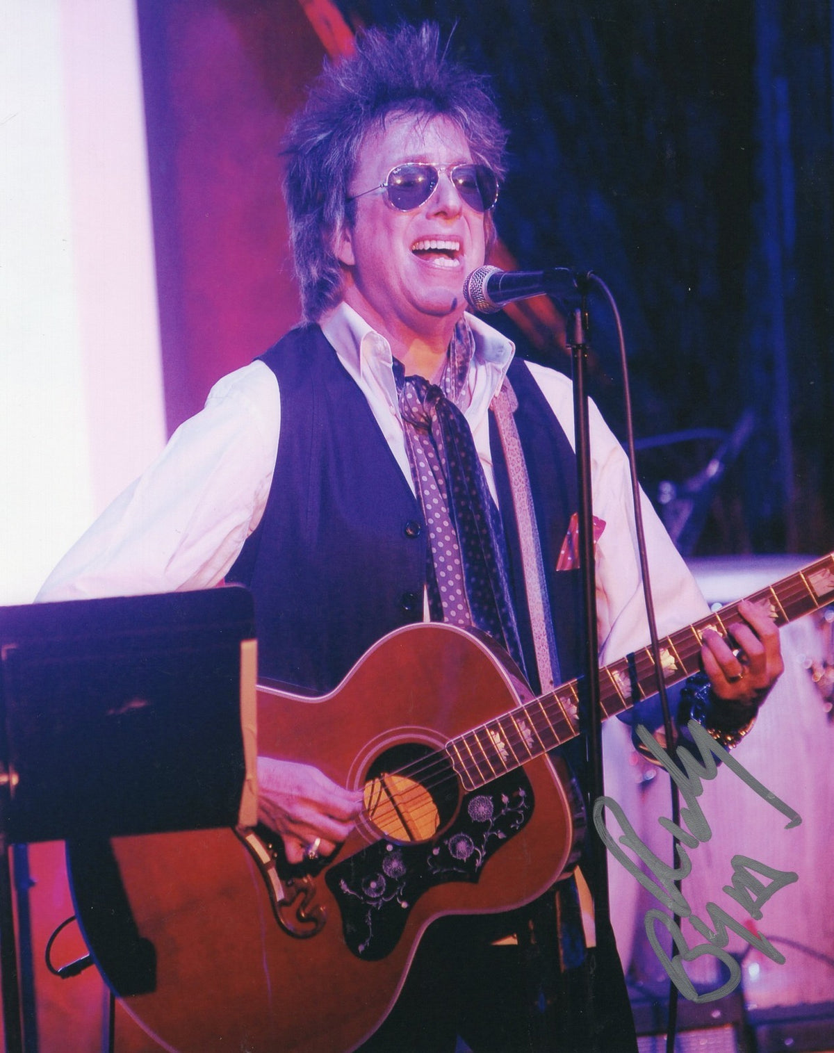 Ricky Byrd Signed Joan Jett and the Blackhearts Guitarist 8x10 Photo w/COA #3