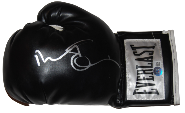ROBERT DENIRO signed (RAGING BULL) black boxing glove BECKETT BAS BF87250