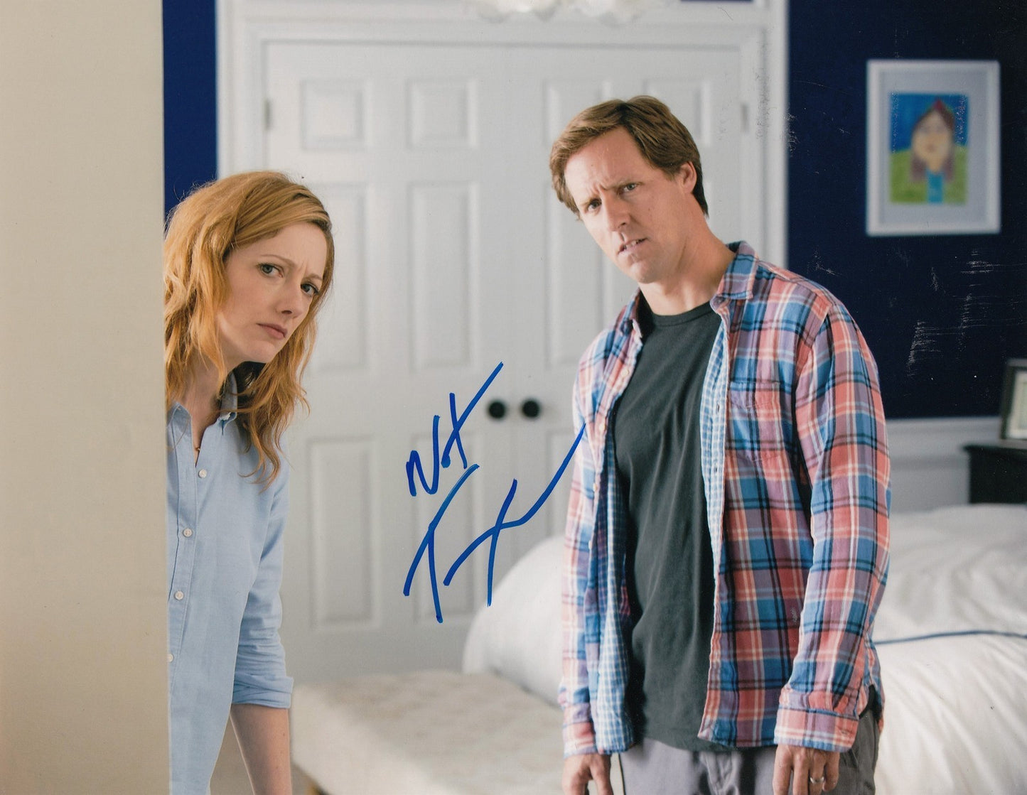 NAT FAXON signed *BEN AND KATE* 8X10 photo W/COA Tv Show Ben Fox #2