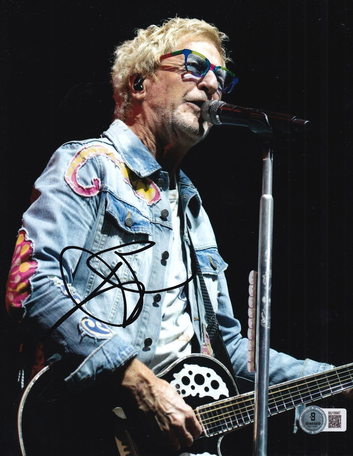 KEVIN CRONIN signed (REO SPEEDWAGON) Music singer 8X10 photo BECKETT BAS BU18987