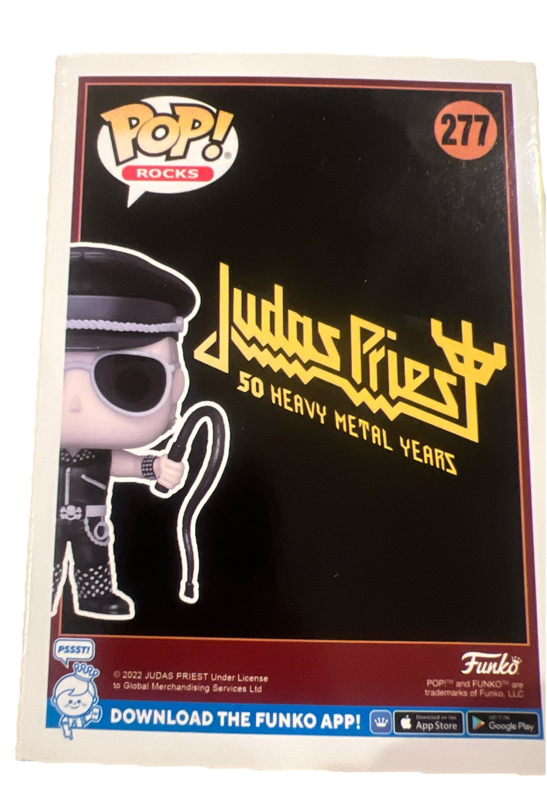 ROB HALFORD signed (JUDAS PRIEST) Pop Rocks! Funko Pop #277 Beckett BAS BT78166