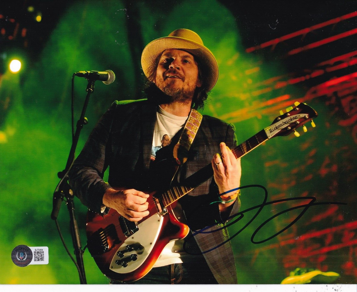 JEFF TWEEDY signed (WILCO) Music singer autograph 8X10 photo BECKETT BAS BJ79464