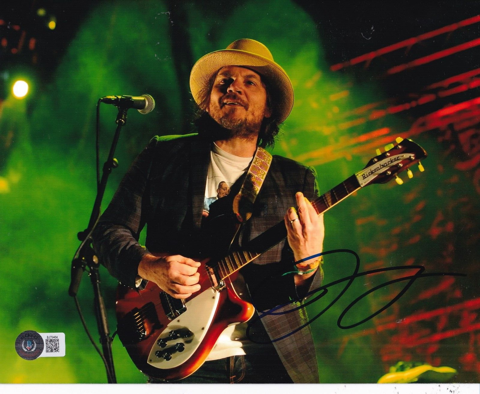 JEFF TWEEDY signed (WILCO) Music singer autograph 8X10 photo BECKETT BAS BJ79464