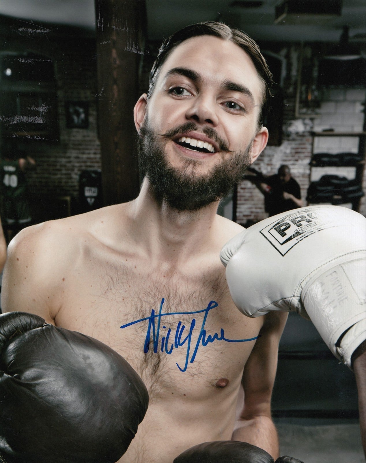 NICK THUNE signed *KNOCKED UP* ITHUNES ACTOR WRITER 8X10 photo W/COA #1