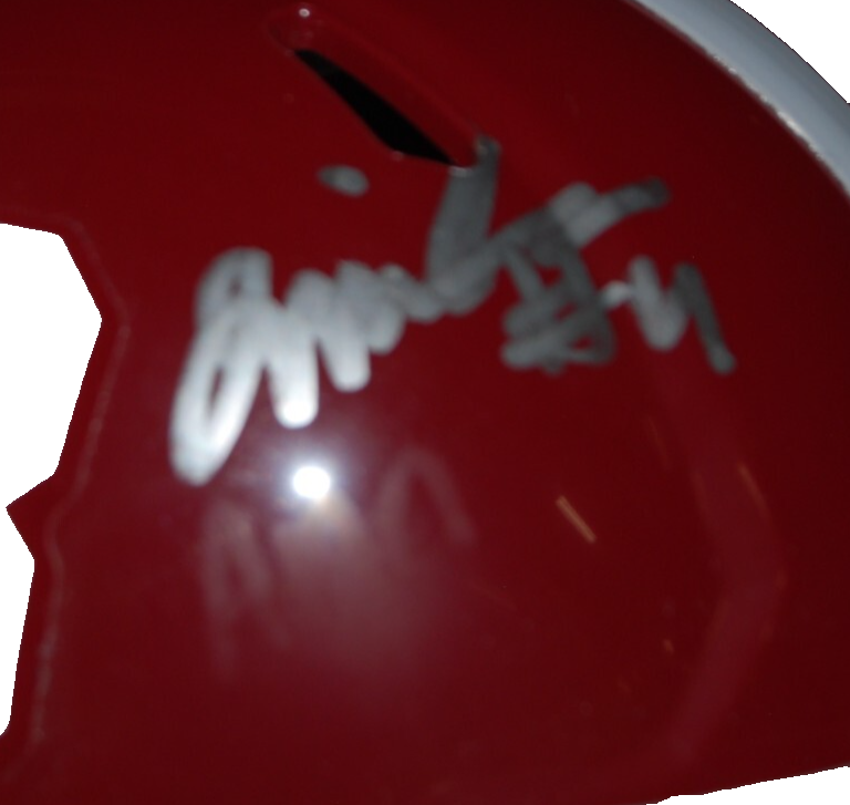 JALEN MILROE signed (ALABAMA CRIMSON TIDE) mini football helmet BECKETT BS22795