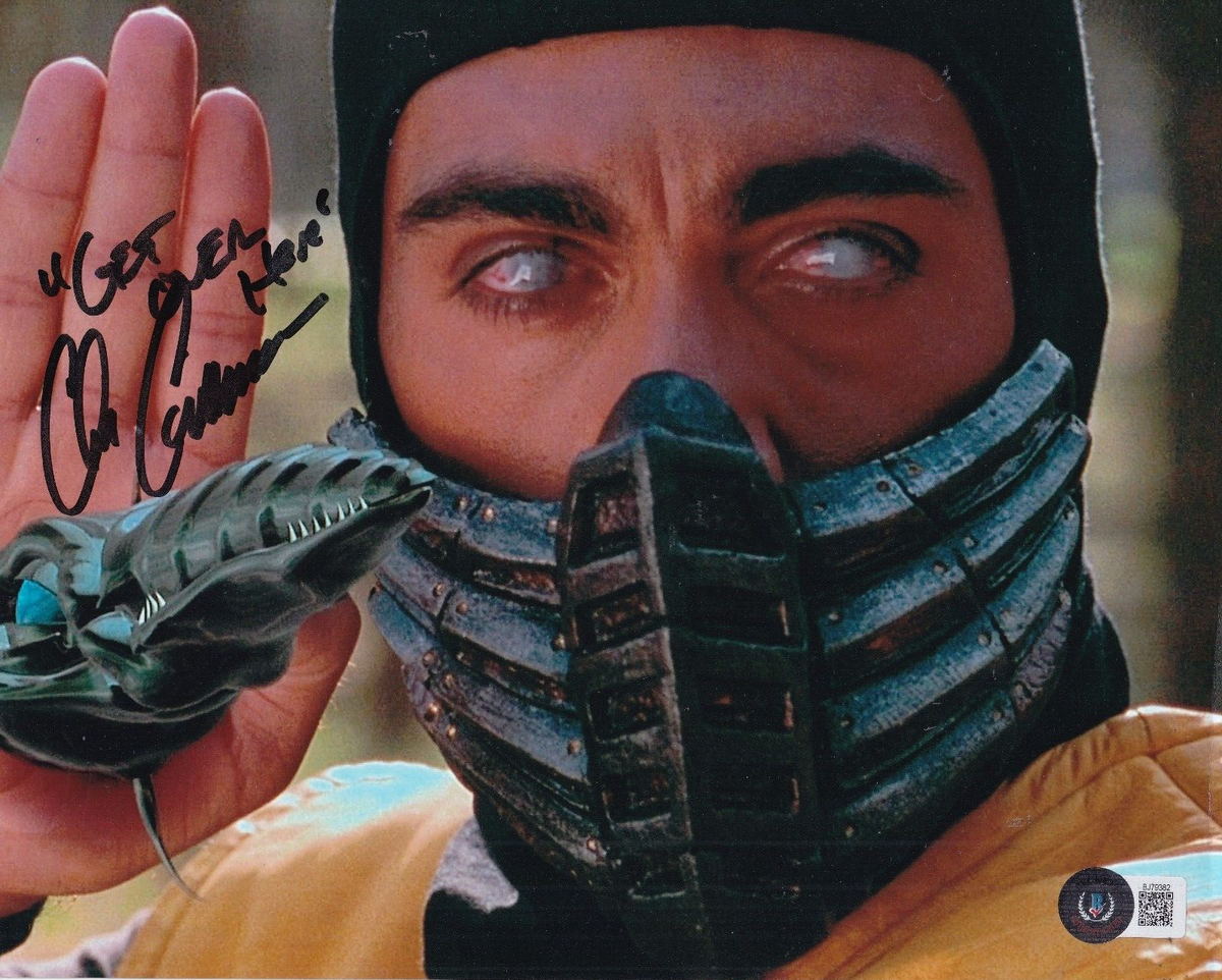 CHRIS CASAMASSA signed (STREET FIGHTER) Scorpion 8X10 photo BECKETT BAS BJ79382