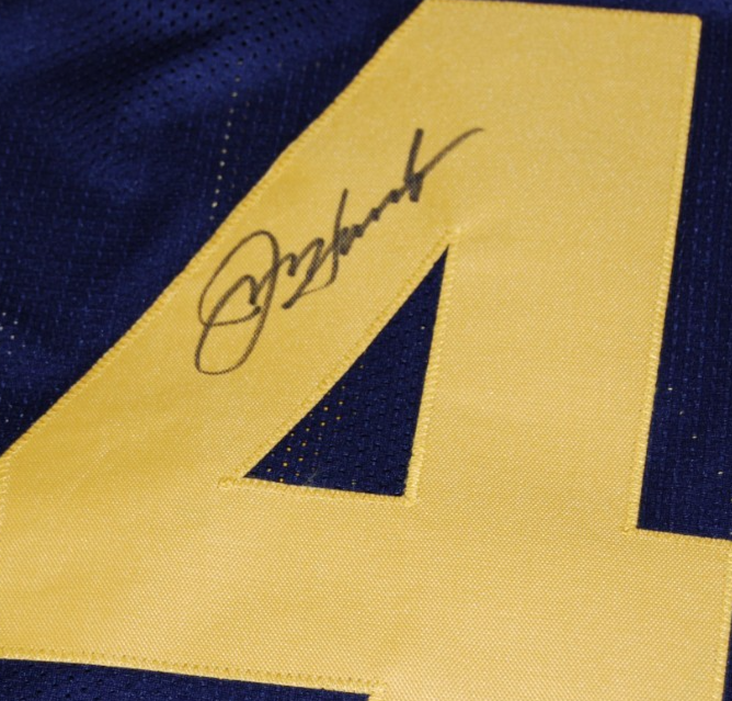 JIM HARBAUGH signed (MICHIGAN WOLVERINES) football jersey BECKETT BAS BW61054
