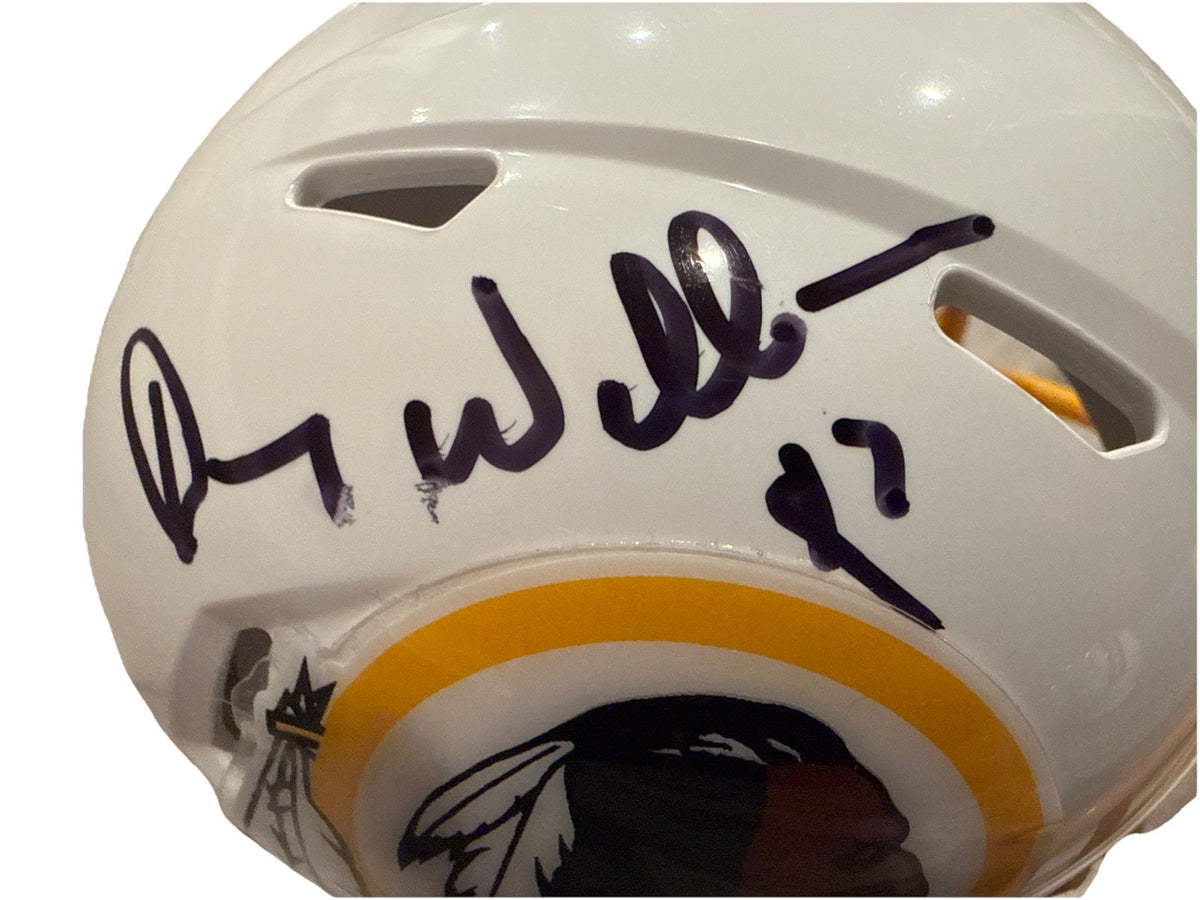 DOUG WILLIAMS signed (Washington Redskins) mini football helmet BECKETT BW07894