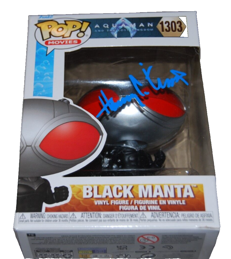 HARRY LENNIX signed (BLACK MANTA) Aquaman #248 Funko Pop BECKETT BAS BN07919