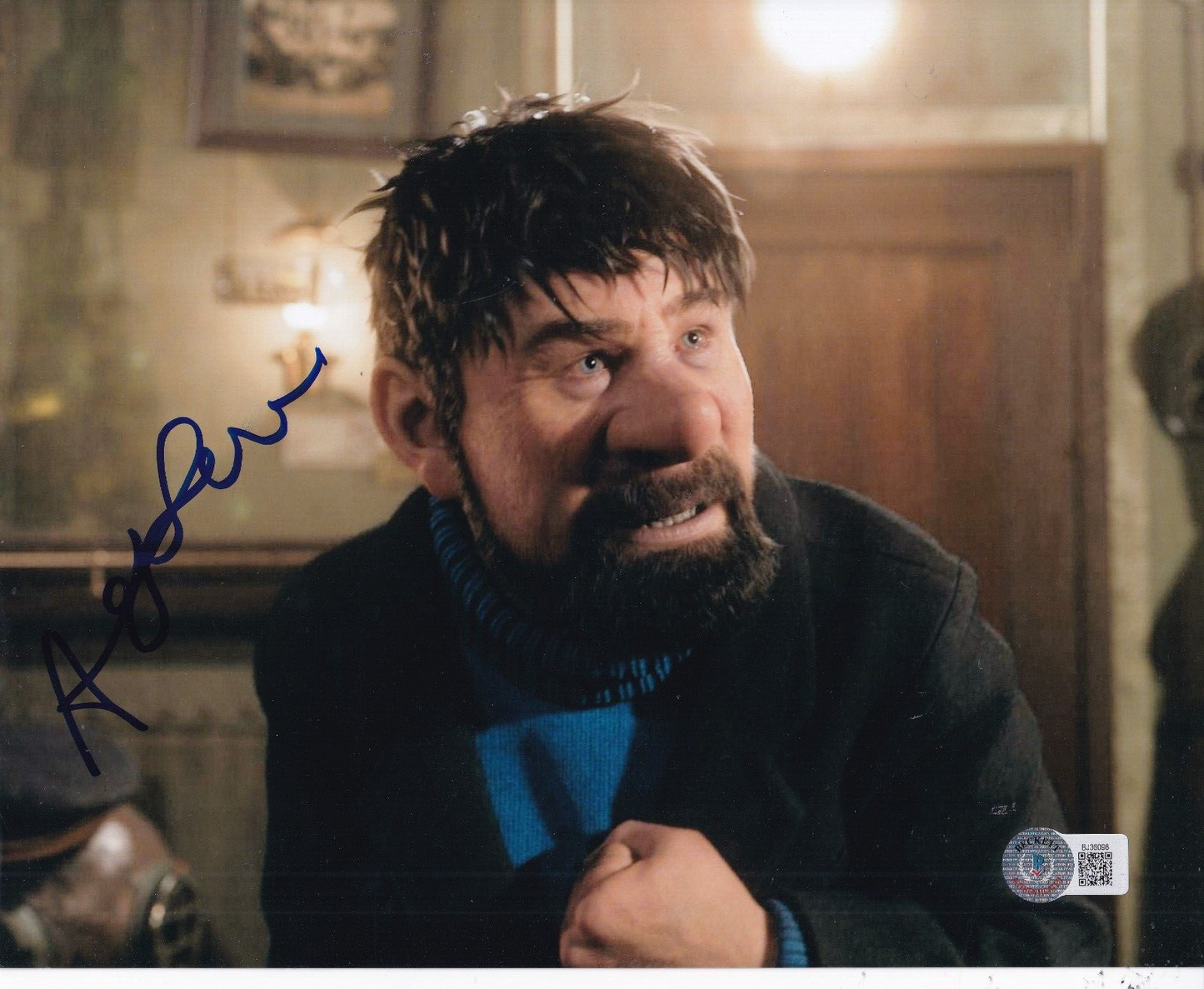 ANDY SERKIS signed (THE ADVENTURES OF TIN TIN) Movie 8X10 photo BECKETT BJ36098