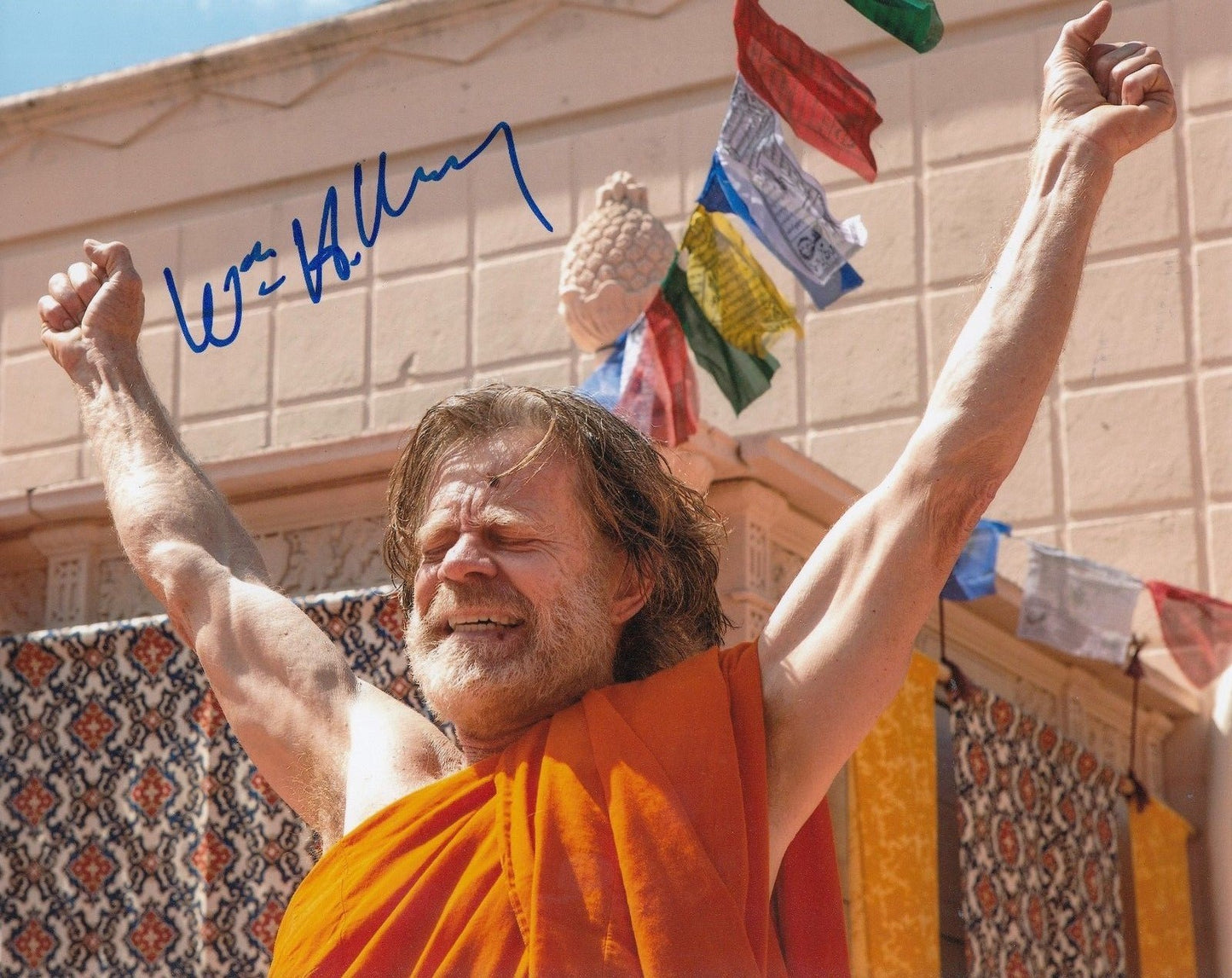 WILLIAM H MACY signed *SHAMELESS* 8X10 photo FRANK GALAGHER (PROOF) W/COA #WM1