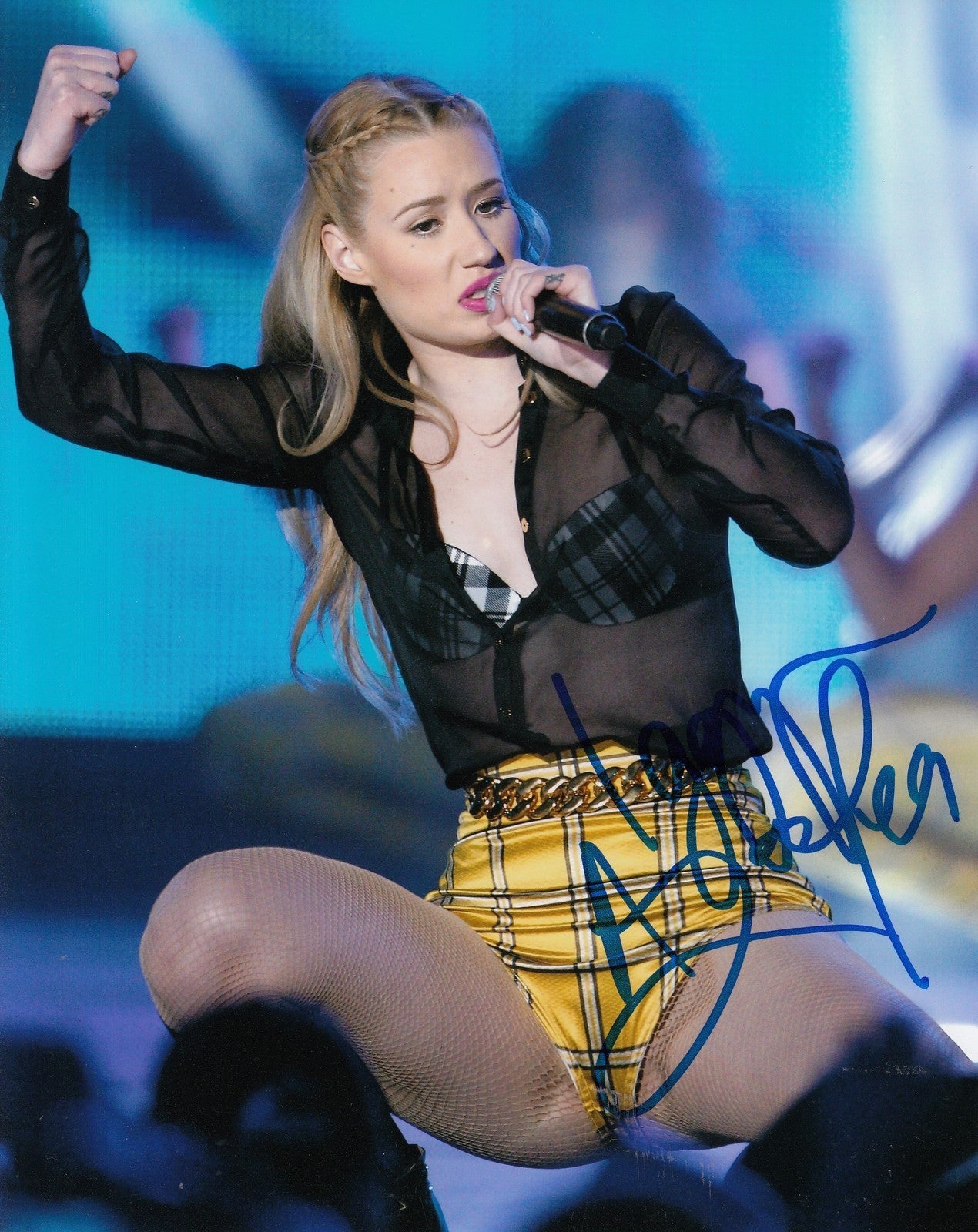 IGGY AZALEA signed (THE CLASSIC) MUSIC RAPPER 8X10 photo *MO BOUNCE* W/COA #1
