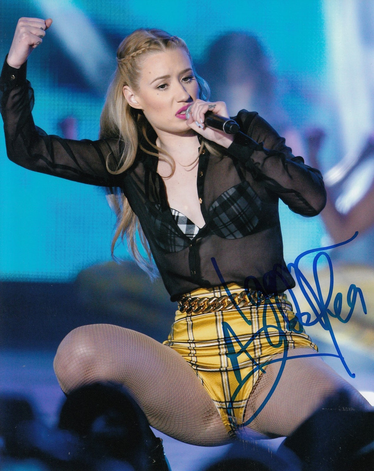 IGGY AZALEA signed (THE CLASSIC) MUSIC RAPPER 8X10 photo *MO BOUNCE* W/COA #1