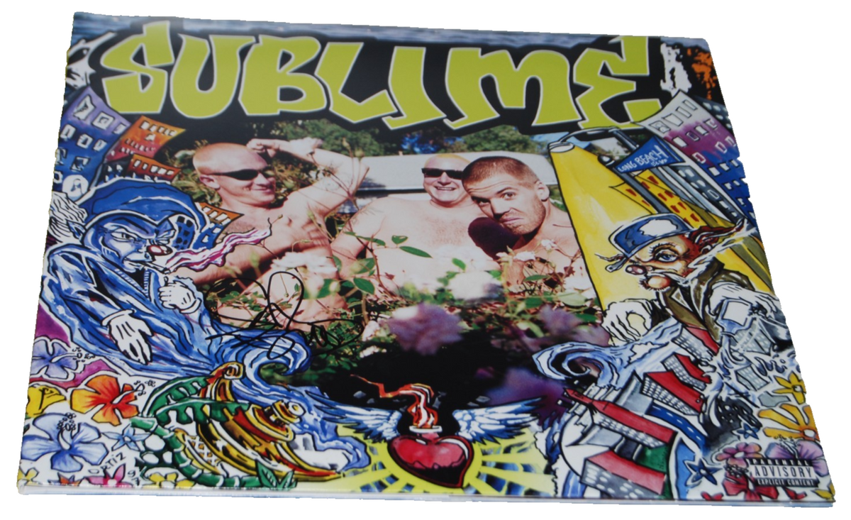 BUD GAUGH signed (SUBLIME) 40oz to Freedom Album Record LP BECKETT BV13301