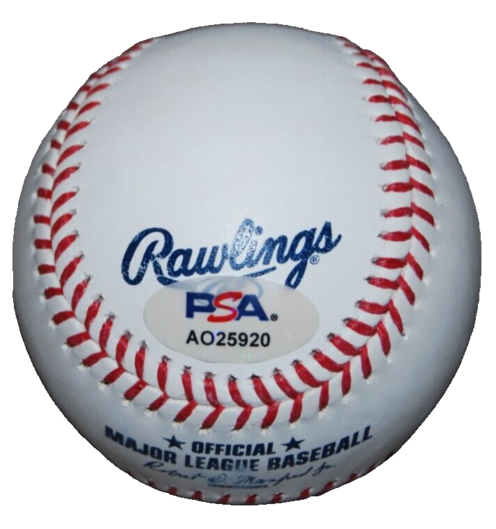 TRISTON MCKENZIE signed (CLEVELAND GUARDIANS) OML baseball PSA/DNA AO25920