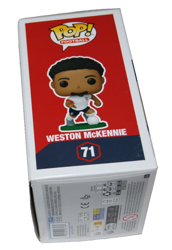 WESTON MCKENNIE signed (TEAM USA) Soccer Funko Pop #71 BECKETT BY085882
