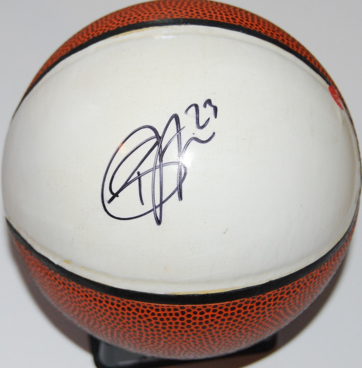 BEN MCLEMORE signed (MEMPHIS GRIZZLIES) mini basketball *KANSAS JAYHAWKS* W/COA