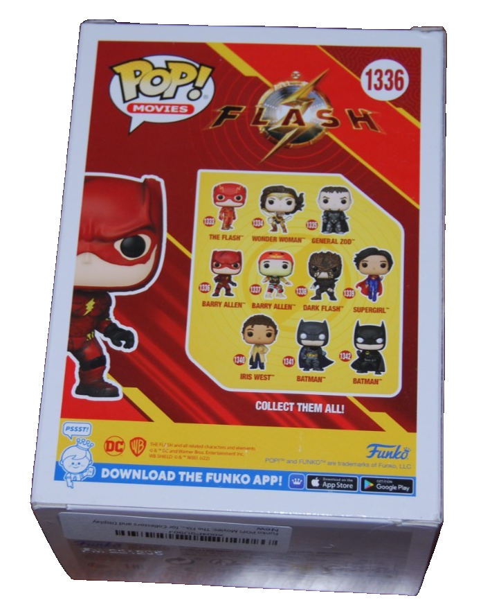 GRANT GUSTIN signed (THE FLASH) Barry Allen #1336 Funko Pop BECKETT BU41107