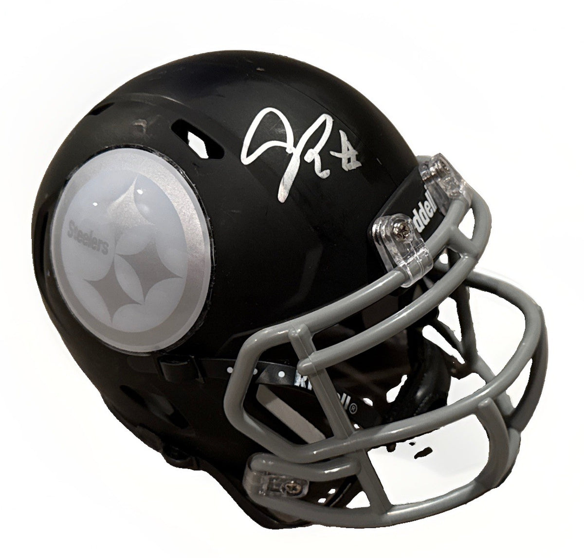 JAQUAN BRISKER signed (PITTSBURGH STEELERS) Mini football helmet BECKETT BT56202