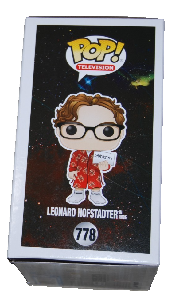 JOHNNY GALECKI signed (BIG BANG THEORY) Leonard #778 Funko Pop #BECKETT BU41141