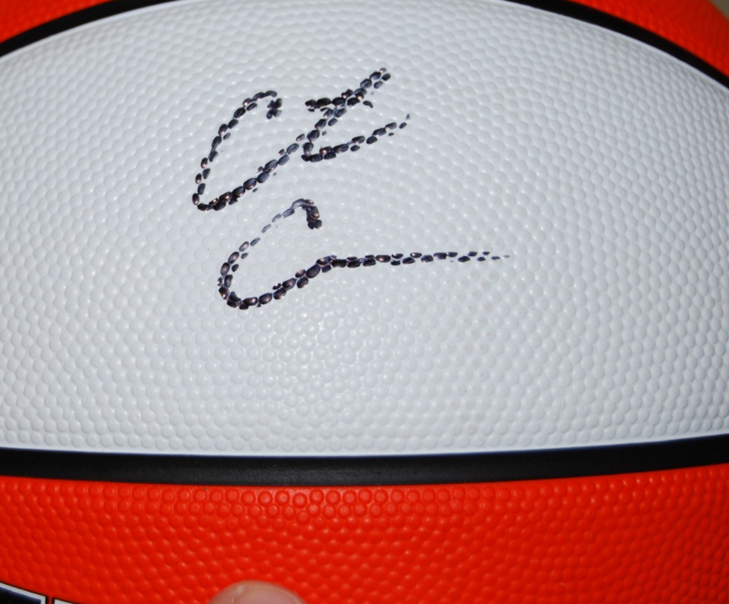 CAITLIN CLARK signed (INDIANA FEVER) WNBA rubber Basketball BECKETT BAS AE43365