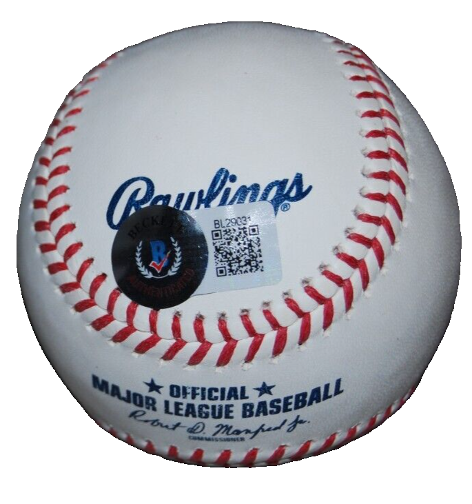 ALEK THOMAS signed (ARIZONA DIAMONDBACKS) OML baseball BECKETT BAS BL29031