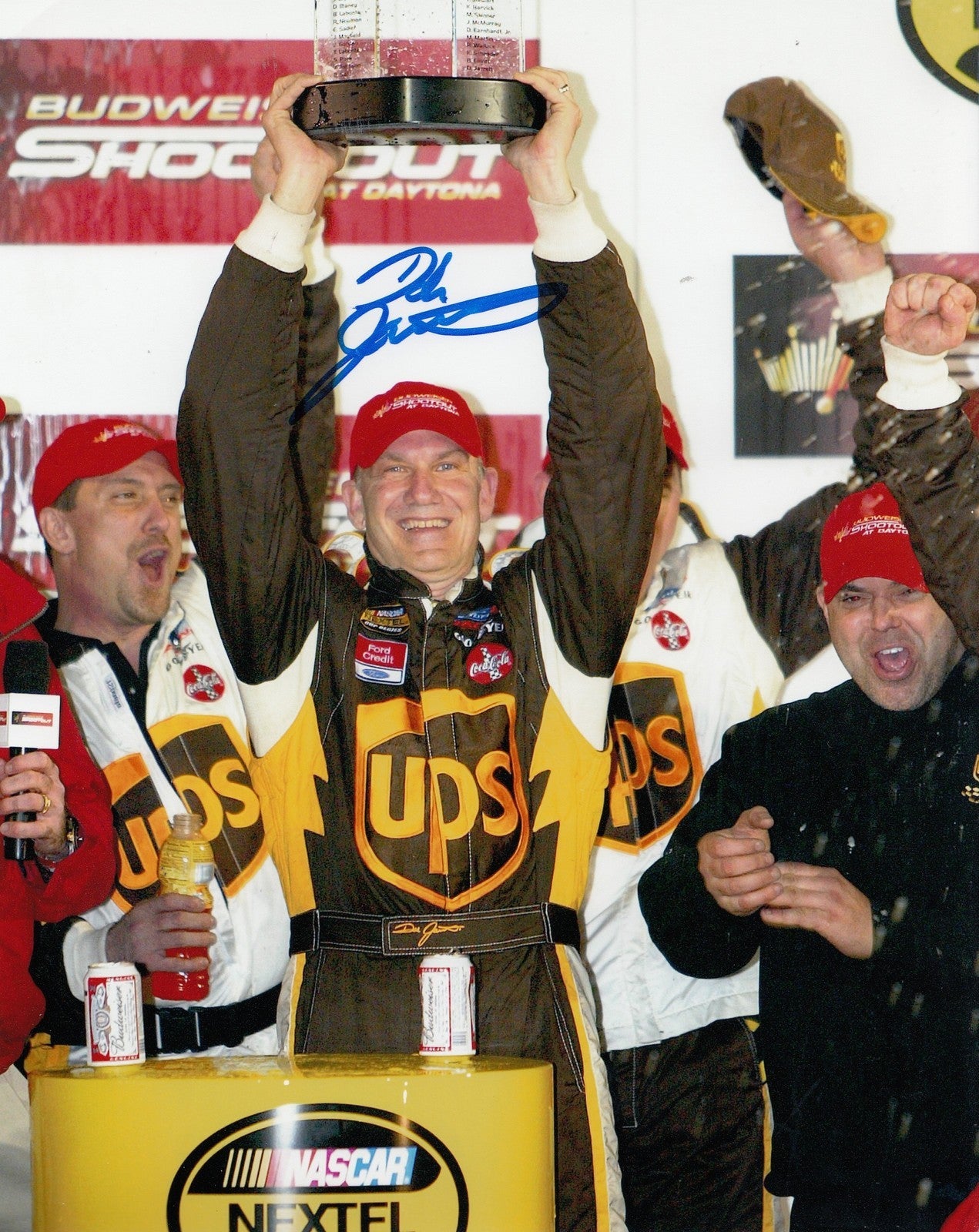 DALE JARRETT signed (NASCAR RACING) *DAYTONA 500* 8X10 photo W/COA