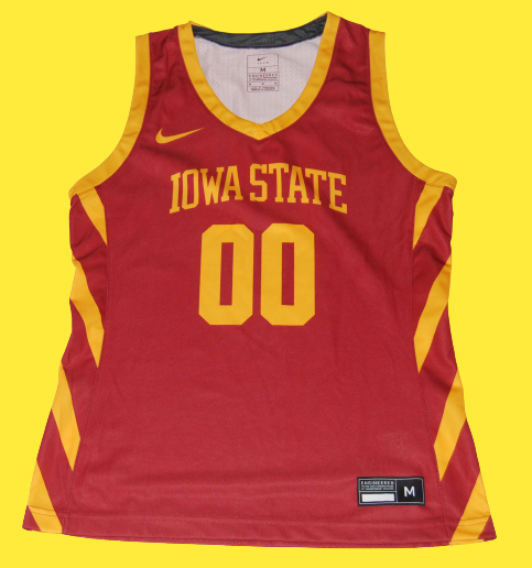 Nike Women’s Iowa State Cyclones Basketball Jersey Sz. M NEW CQ4307-613 #00