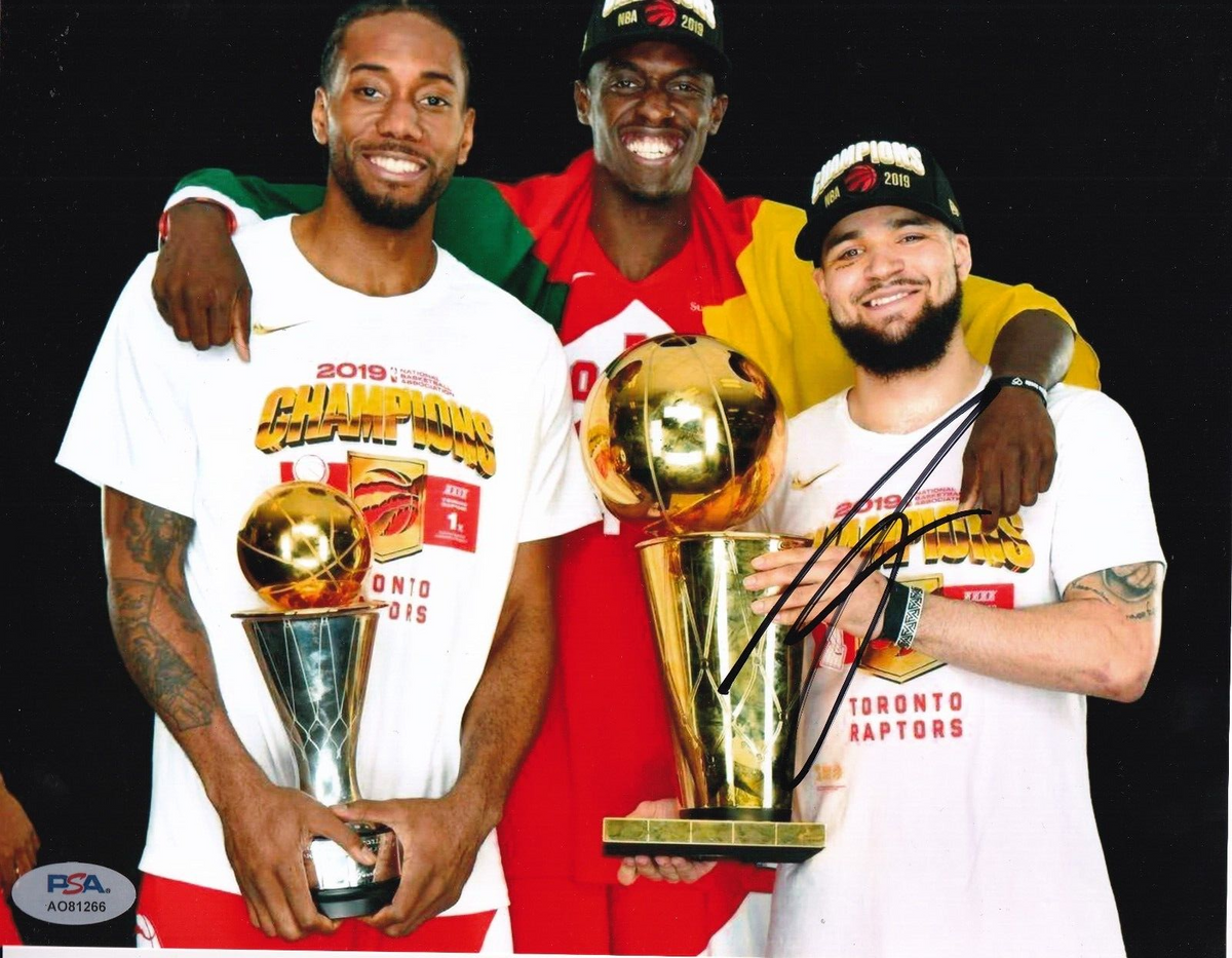 FRED VANVLEET signed (TORONTO RAPTORS) basketball 8X10 photo PSA/DNA AO81266