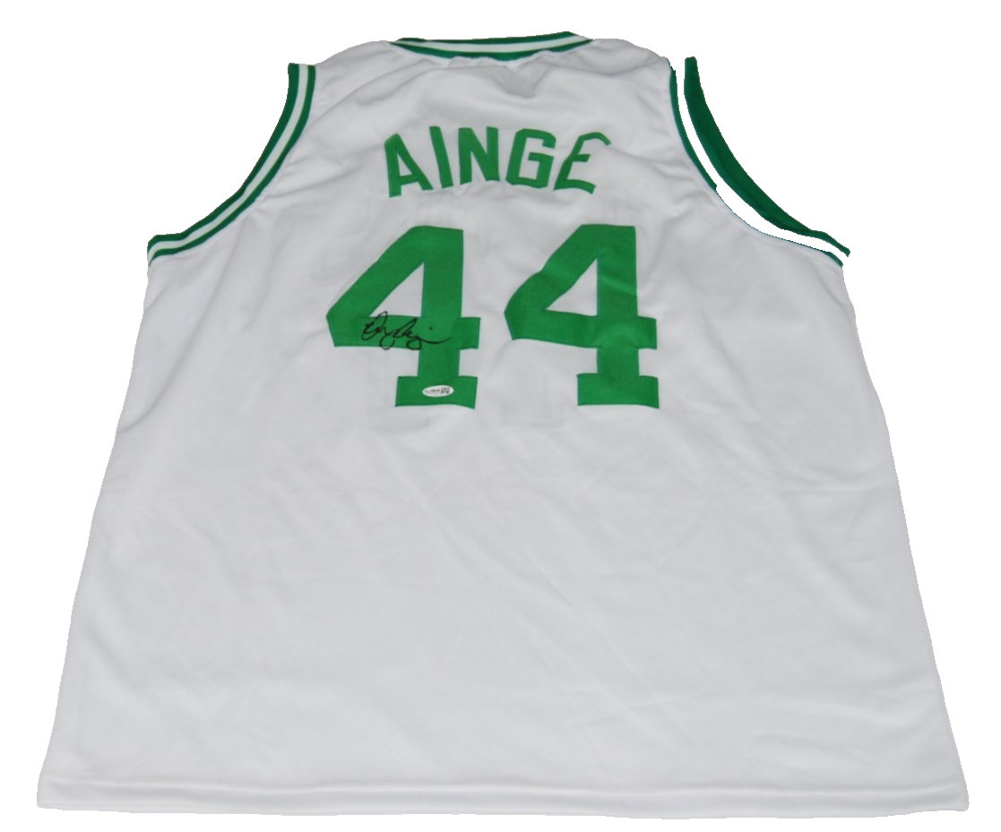 DANNY AINGE signed (BOSTON CELTICS) white XL basketball jersey JSA CR86228
