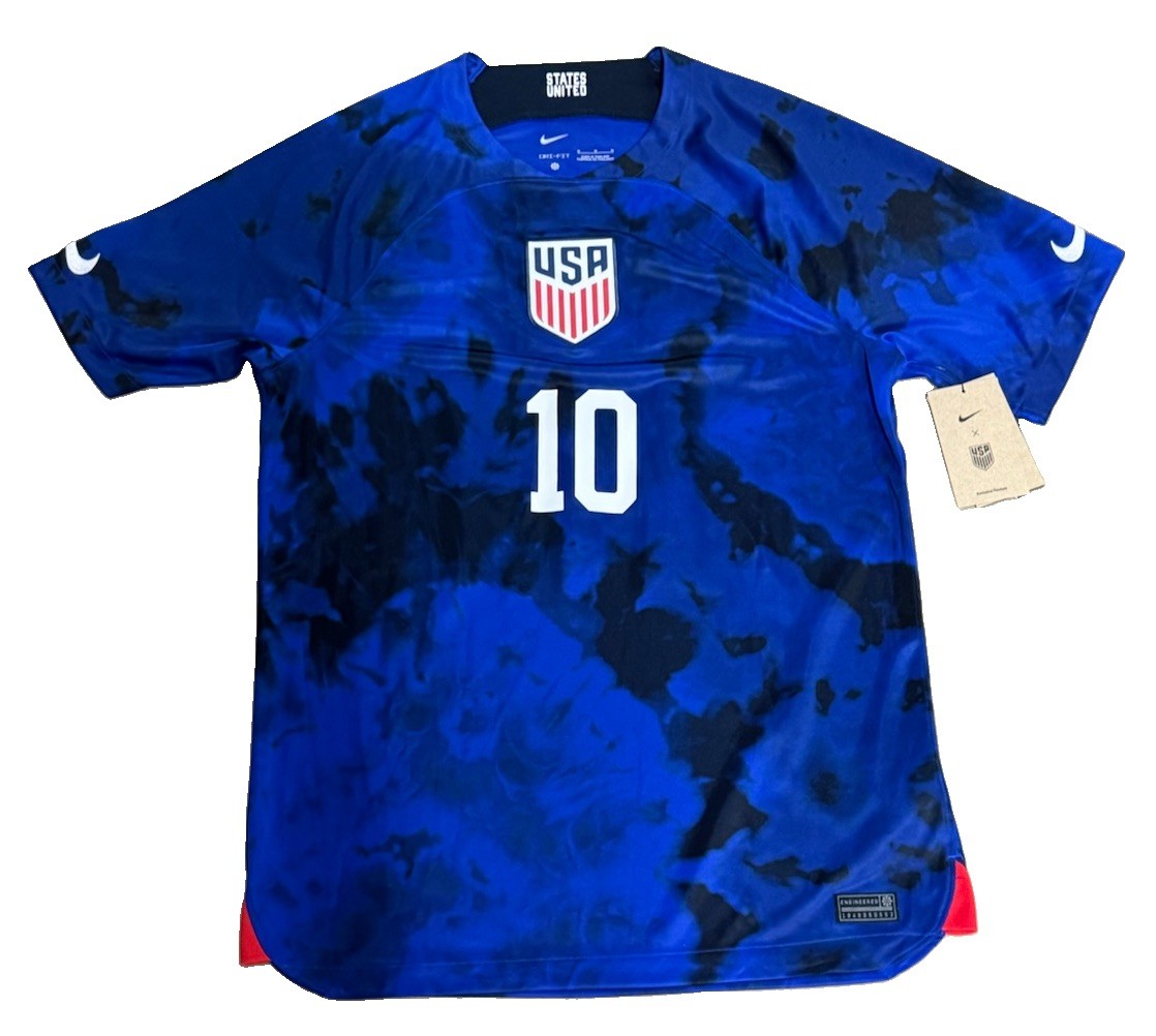 CHRISTIAN PULISIC signed (TEAM USA) Nike Soccer jersey JSA CR86440