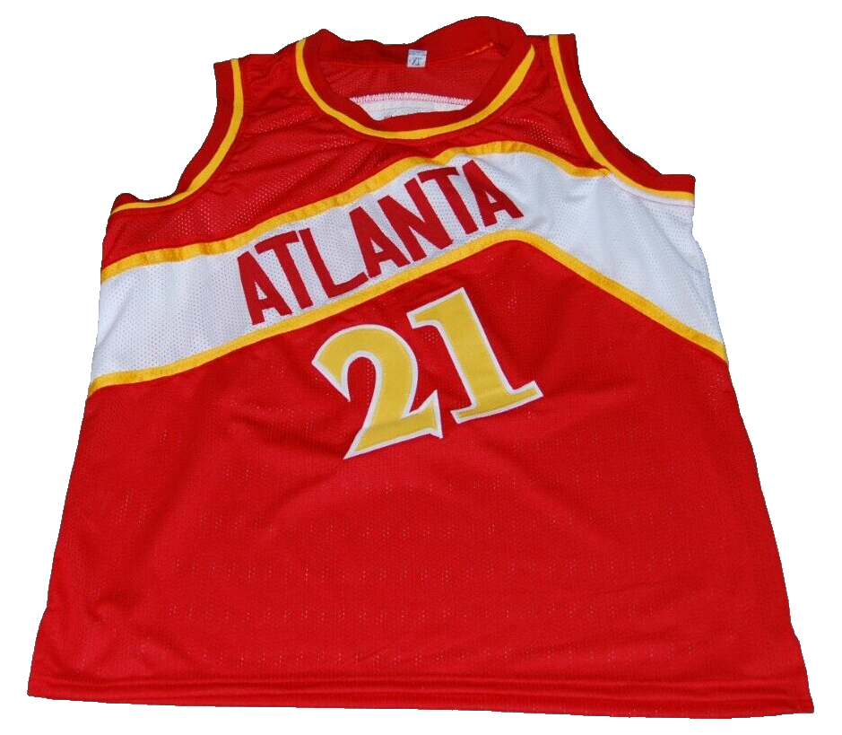 DOMINIQUE WILKINS signed (ATLANTA HAWKS) custom Basketball jersey BECKETT BAS