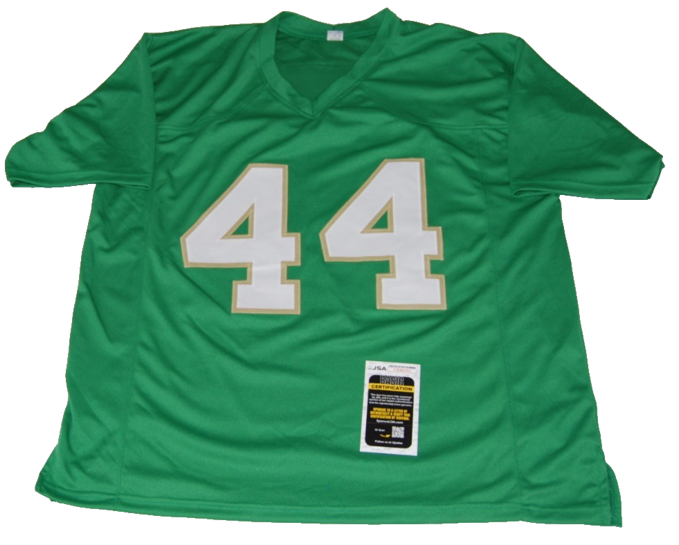 RODNEY DUNHAM signed (NOTRE DAME FIGHTING IRISH) football jersey JSA CR86392