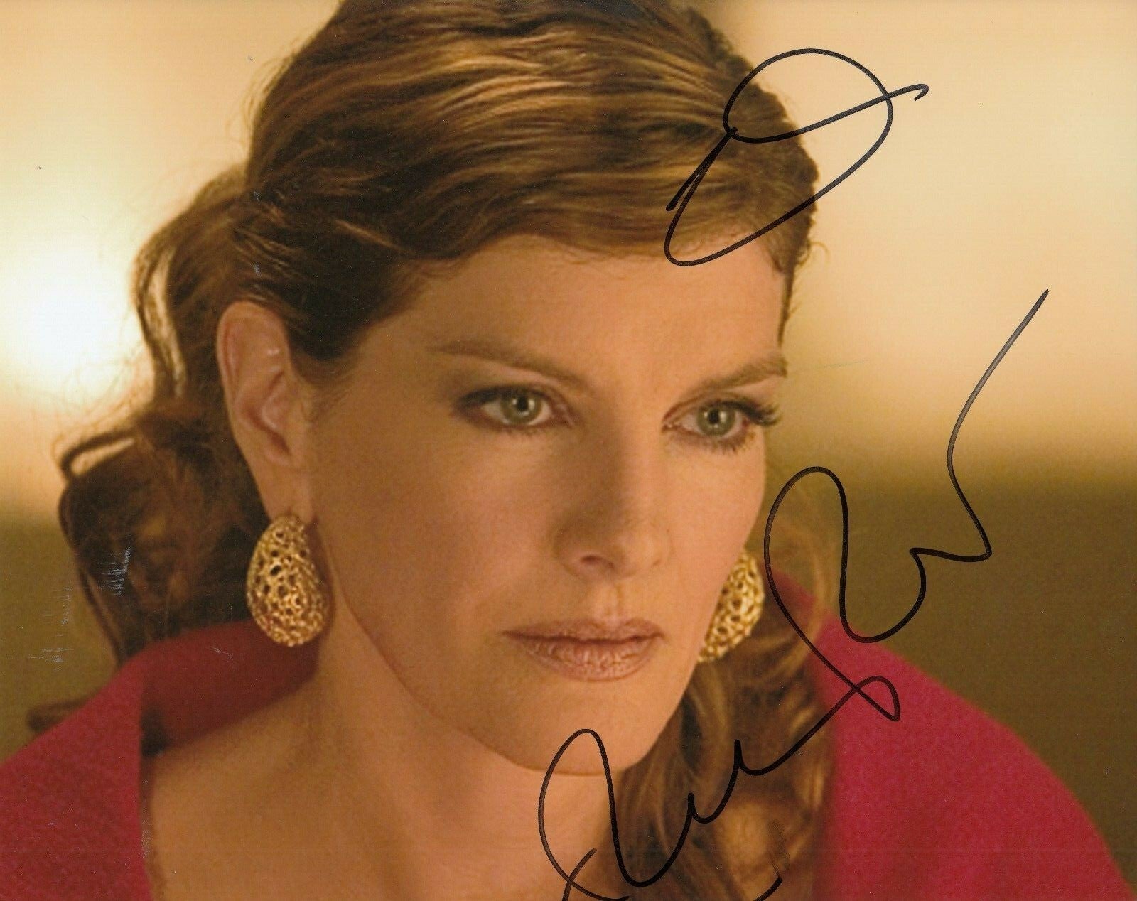 RENE RUSSO signed (GET SHORTY) Movie 8X10 photo *Karen Flores* W/COA 