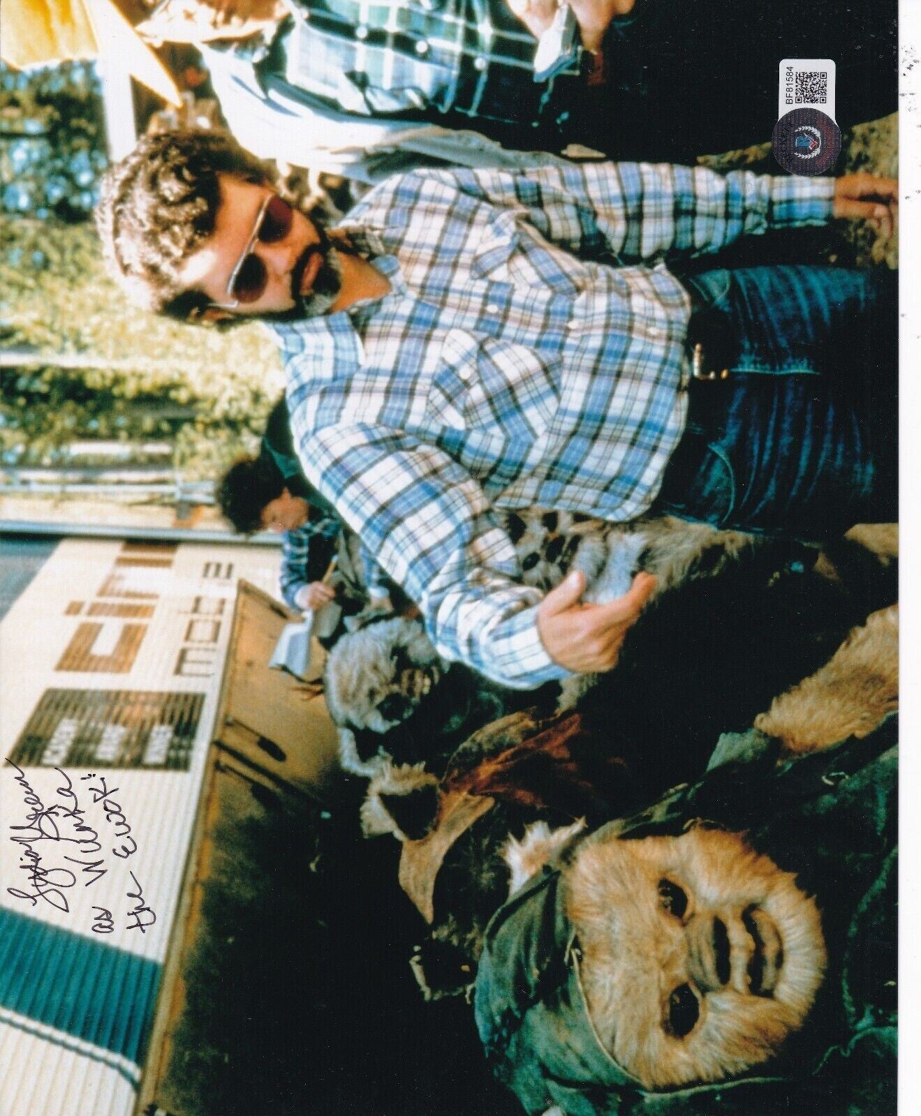 LYDIA GREEN signed (STAR WARS) Wunka the Ewok movie 8X10 photo BECKETT BF81584
