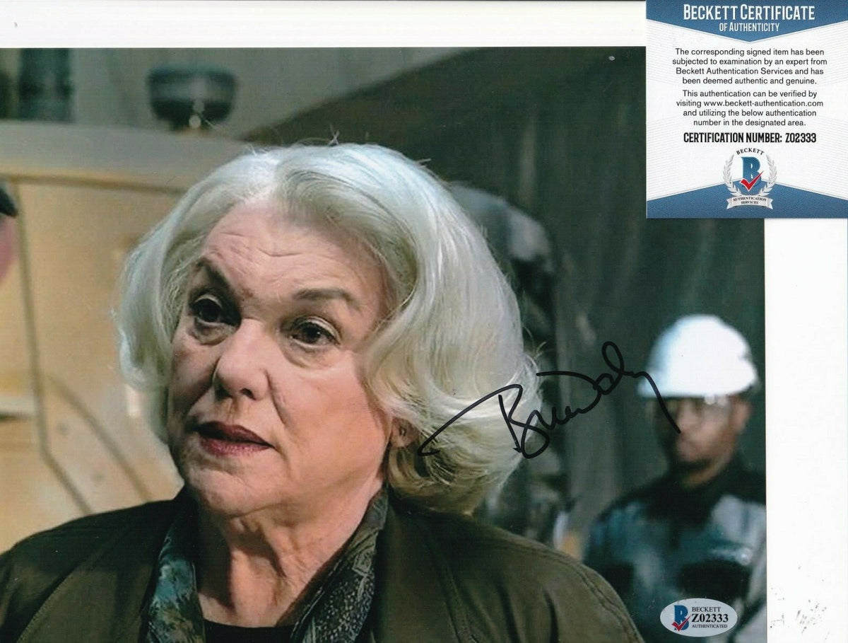 TYNE DALY signed (SPIDER MAN HOMECOMING) Movie 8X10 photo BECKETT BAS Z02333