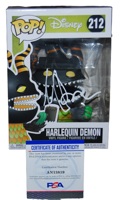 GREG PROOPS signed (NIGHTMARE BEFORE CHRISTMAS) #212 Funko Pop PSA/DNA AN13819