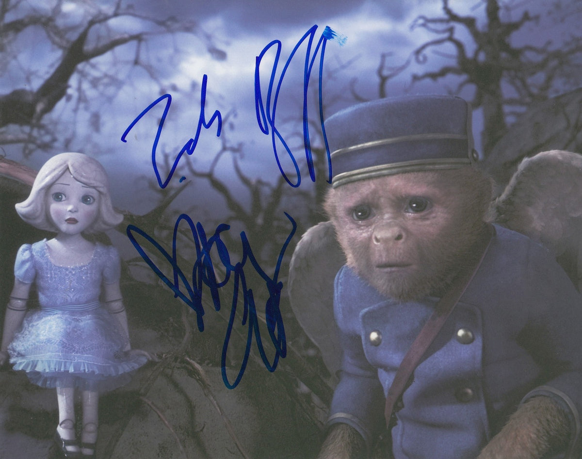 JOEY KING & ZACH BRAFF signed (OZ THE GREAT and POWERFUL) 8X10 photo W/COA