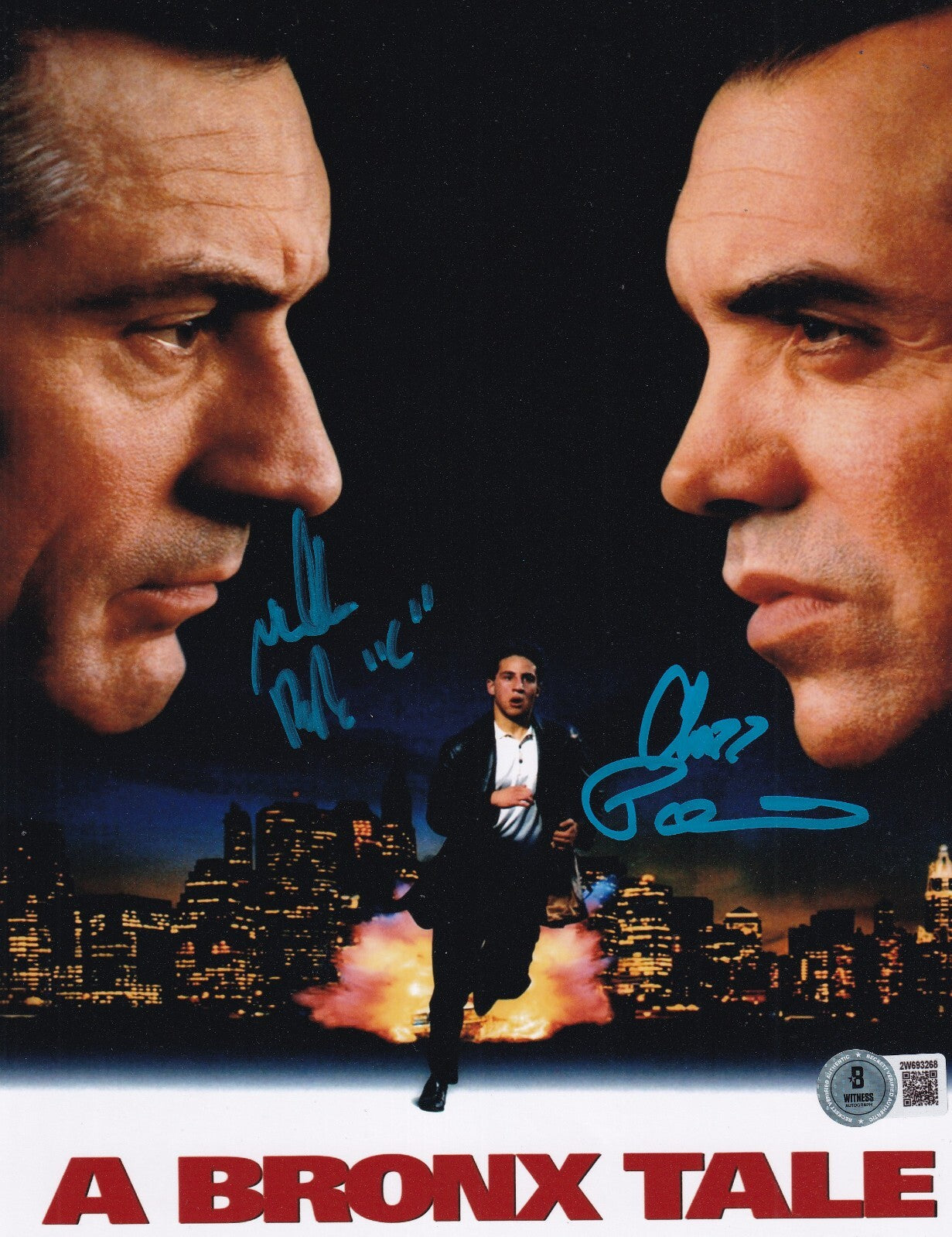 CHAZZ PALMINTERI and LILO BRANCATTO signed (A BRONX TALE) 8X10 BECKETT 2W693268