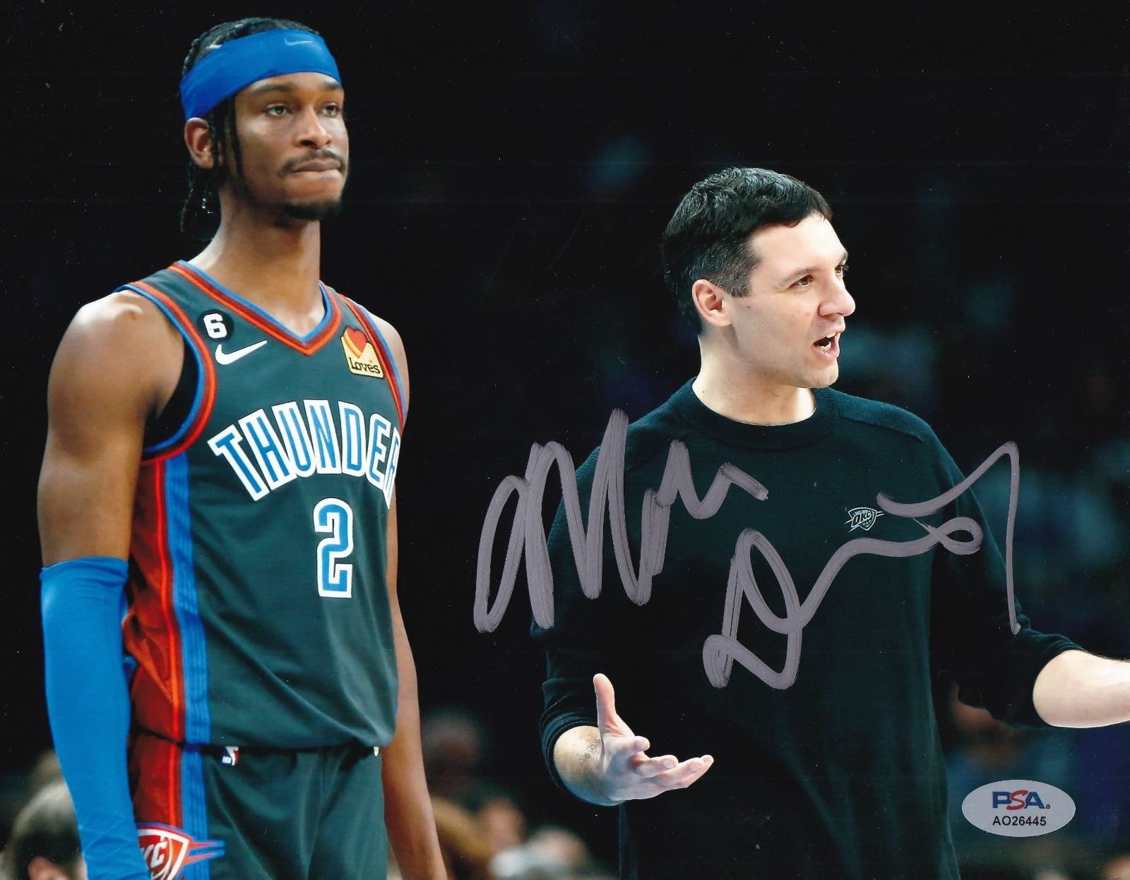 MARK DAIGNEAULT signed (OKLAHOMA CITY THUNDER) 8X10 photo PSA/DNA AO26445