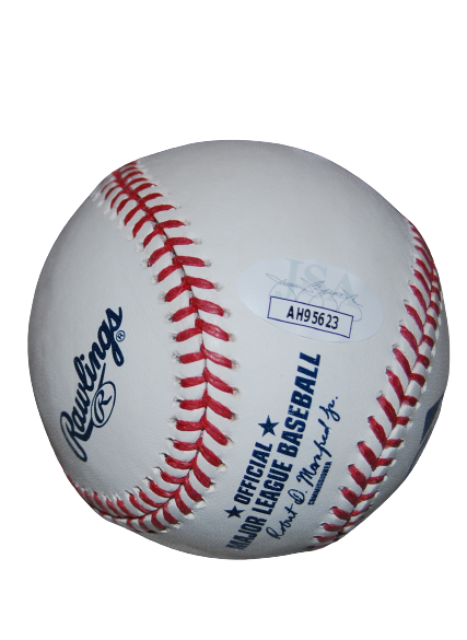 FRANCISCO MEJIA signed (TAMPA BAY RAYS) OML baseball JSA Authenticated AH95623