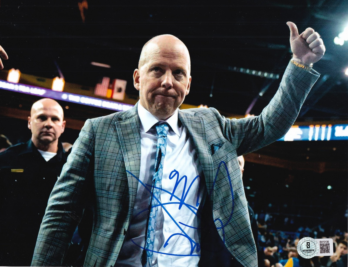 MICK CRONIN signed (UCLA BRUINS) Basketball 8X10 photo BECKETT BAS BV13136
