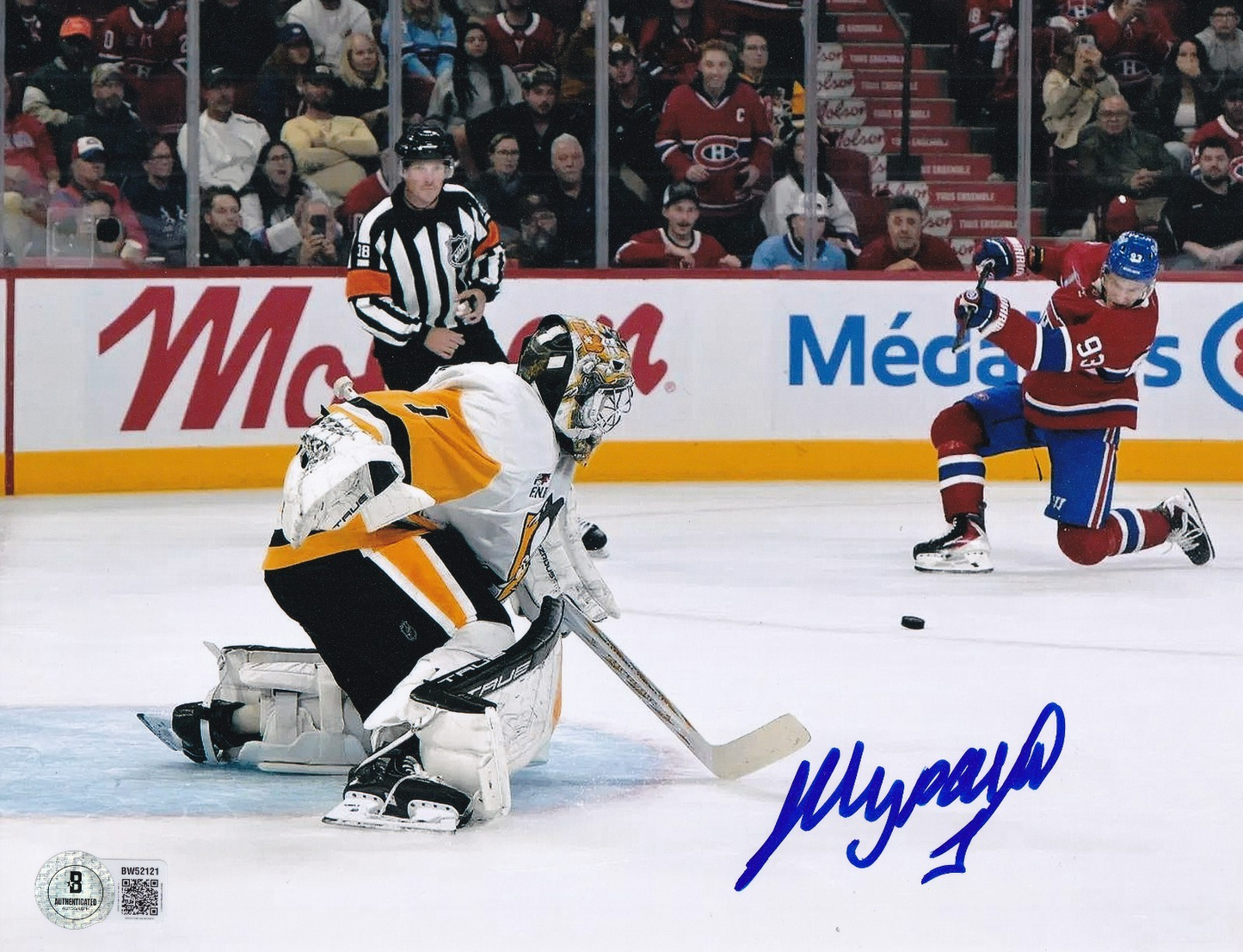 SERGEI MURASHOV signed (PITTSBURGH PENGUINS) 8X10 photo BECKETT BAS BW52121