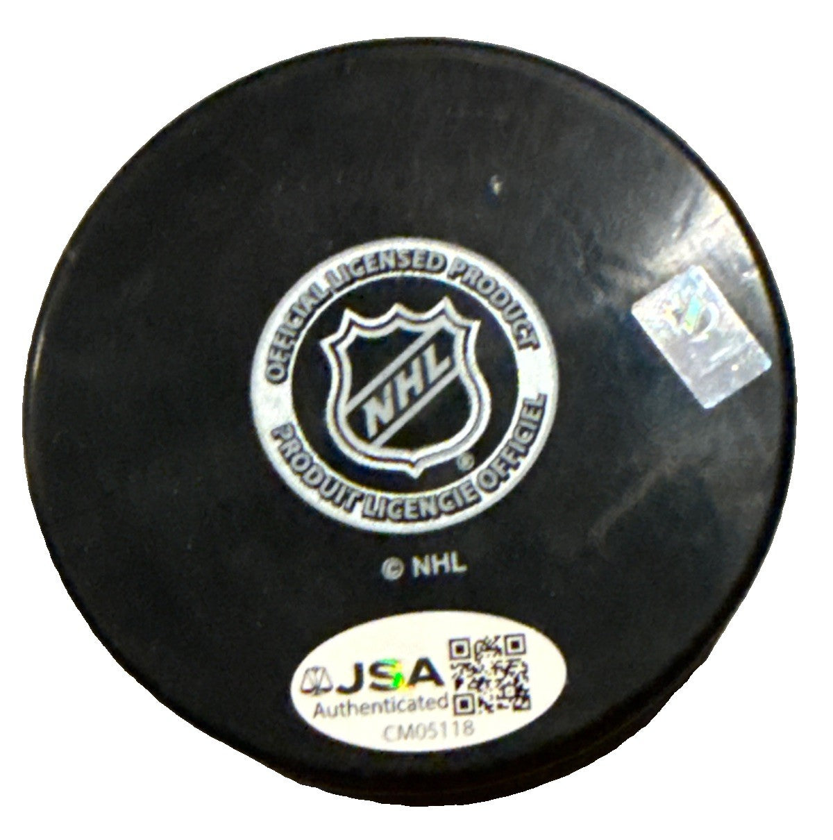 CAM LUND signed (SAN JOSE SHARKS) Souvenir Hockey puck JSA COA CM05118