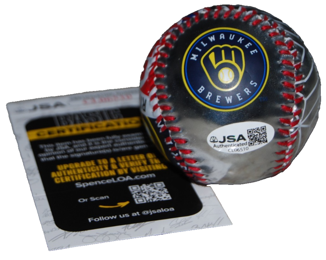 KYLE HENDRICKS signed (CHICAGO CUBS) Rivalry Series Logo baseball JSA CL06510