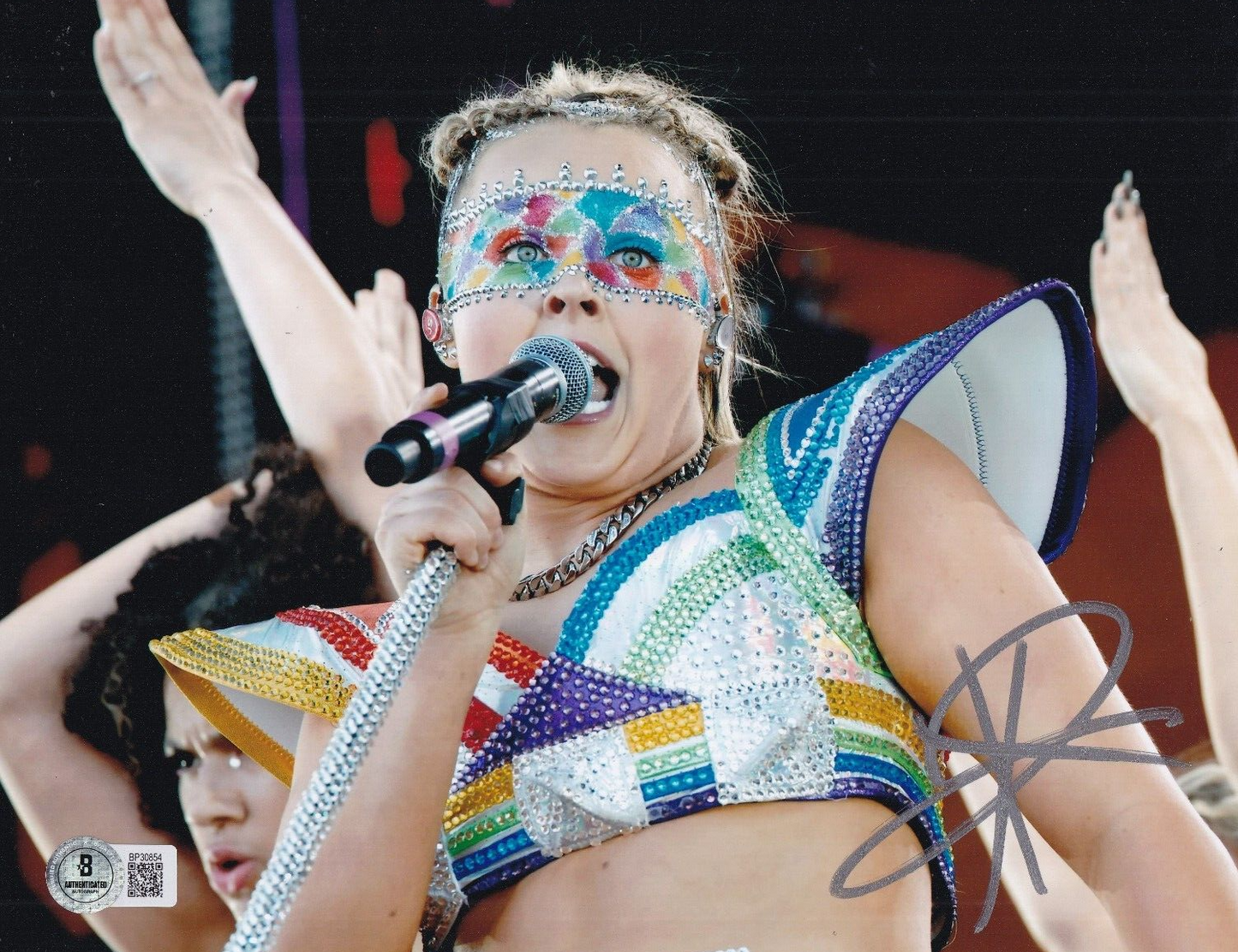 JOJO SIWA signed (GULITY PLEASURE) Music singer 8X10 photo BECKETT BAS BP30854