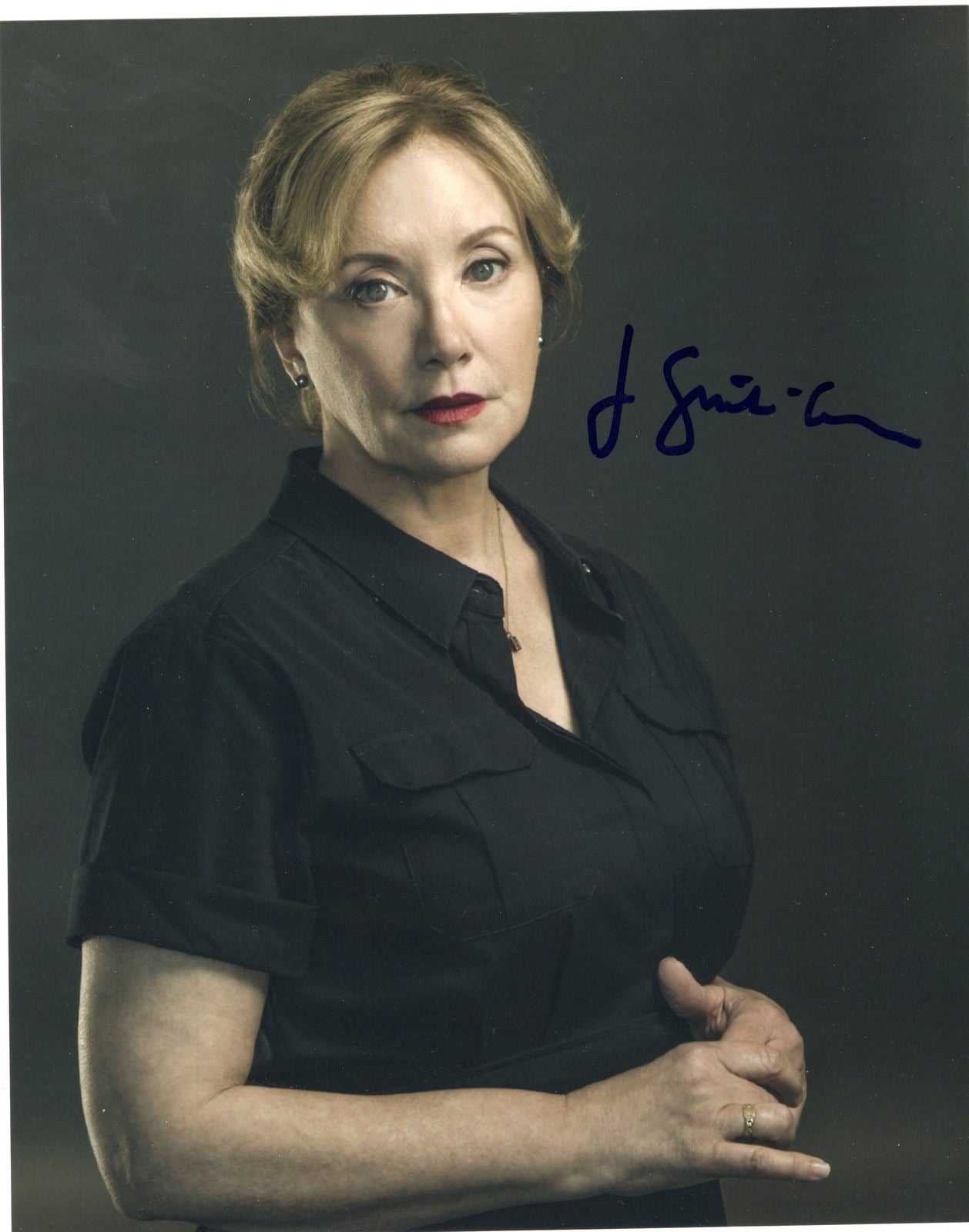 J Smith Cameron signed 8x10 Photograph w/COA Rectify Janet Talbot