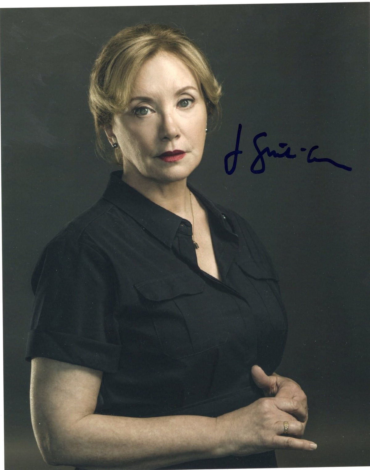 J Smith Cameron signed 8x10 Photograph w/COA Rectify Janet Talbot